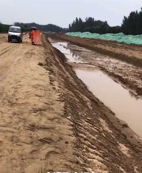 衡水枣强县河道降水